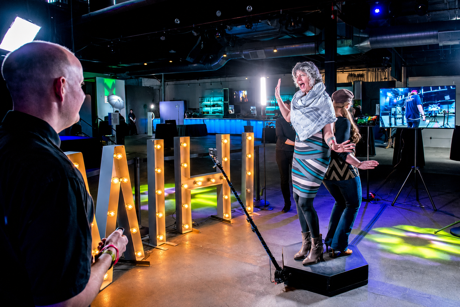 360 Photo Booth experience at MIHI Entertainment Las Vegas